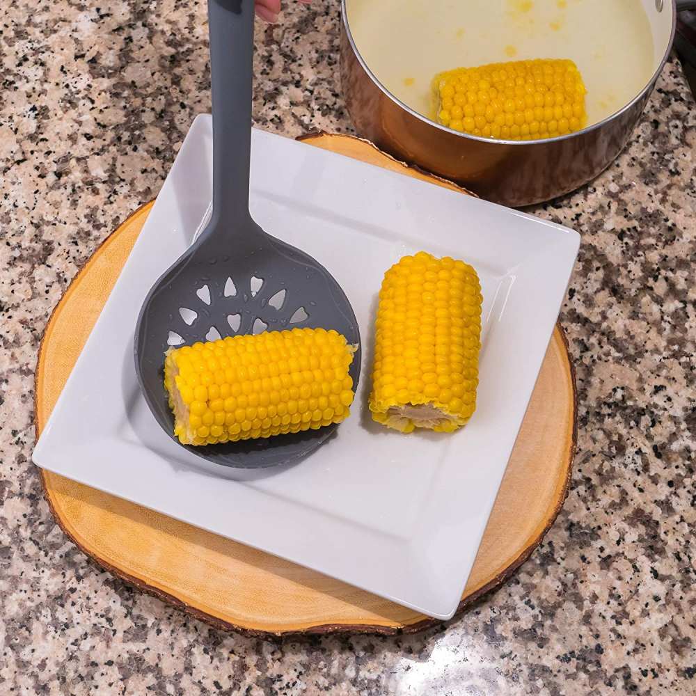 Silicone Cooking Utensils Set (Black)