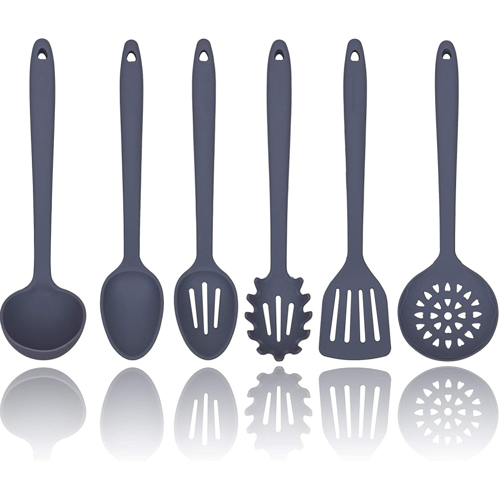 Silicone Cooking Utensils Set (Black): image 7