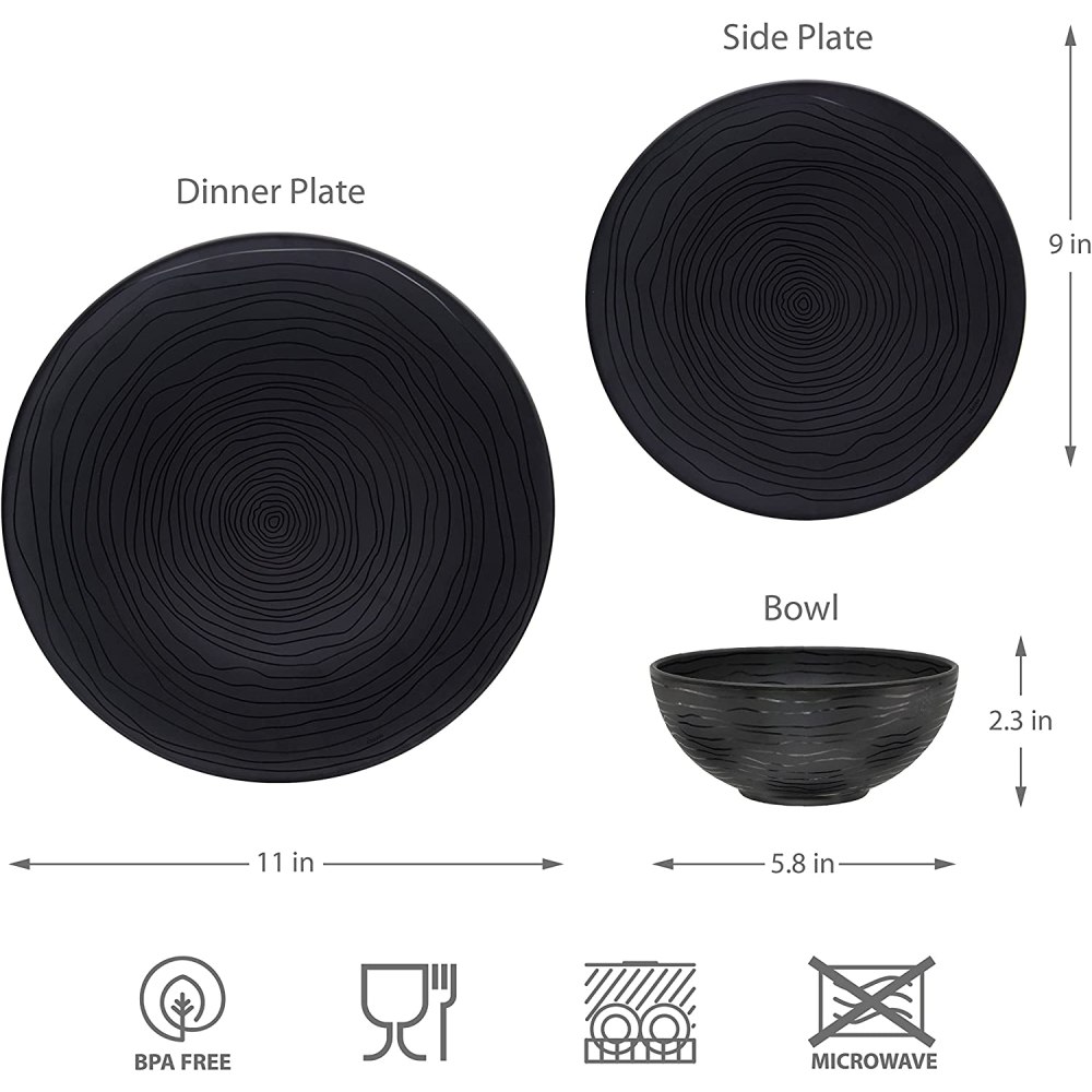 buy reusable plastic dinnerware set sale online
